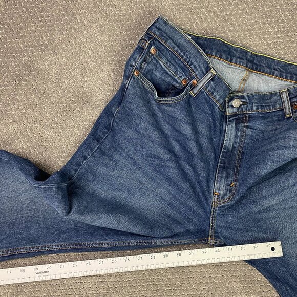 Levi's 527 Slim Bootcut Jeans Men's 40 x 32 Blue Cotton Boot Cut - Picture 15 of 16